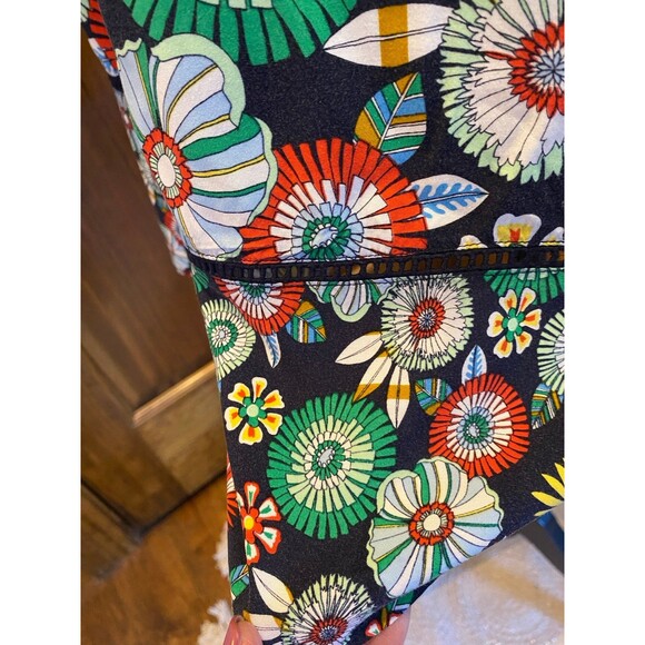 Crown & Ivy Womens Blouse Size Large Boho Peasant Patterened Bell Sleeve Top - Picture 7 of 12